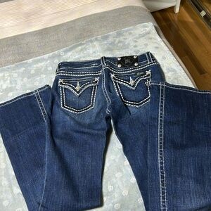 Miss Me Jeans boot cut 28 waist 34 inseam